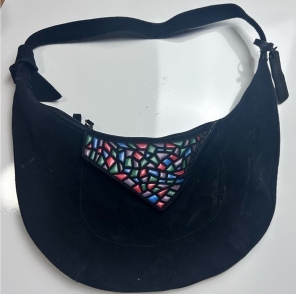 Sabrina‎ Scala black baguette shoulder bag